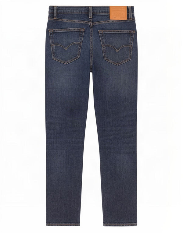 Levi's Herre 502 tilspidsede jeans W32 L32 blå bomuld