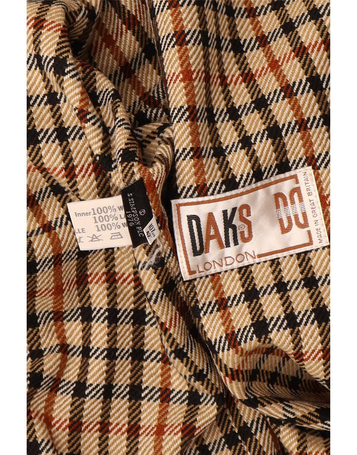 DAKS Dame Oversized Utility Jacket EU 42 Stor Beige Bomuld