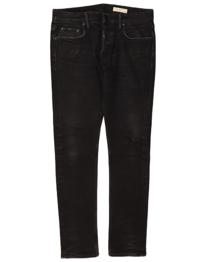 All Saints Herre Cigarette Slim Jeans W32 L32 Grå Bomuld