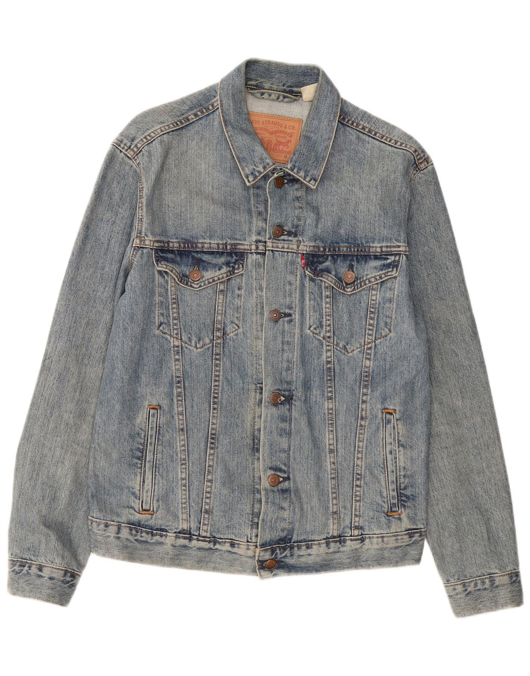 LEVI'S Denimjakke til mænd UK 38 Medium Blue Bomuld