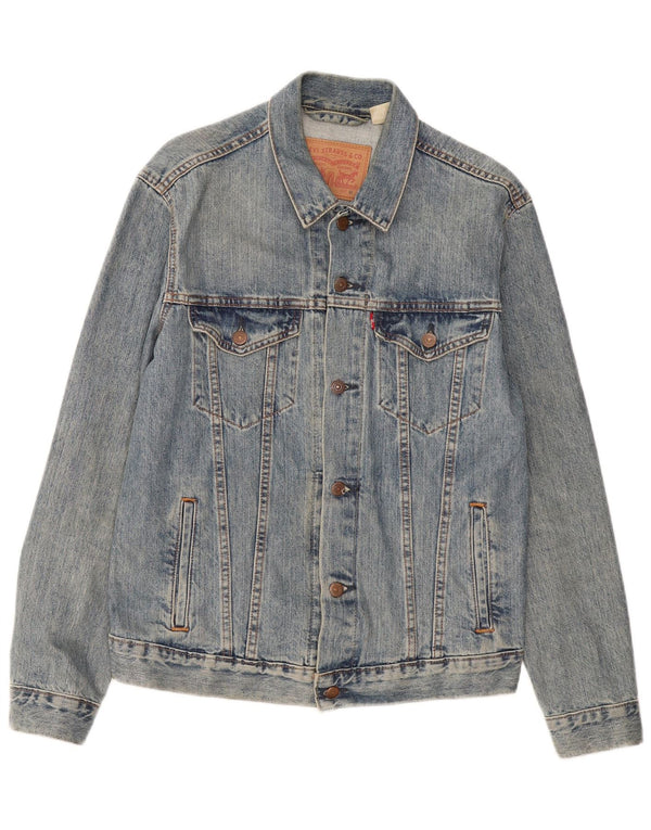 LEVI'S Denimjakke til mænd UK 38 Medium Blue Bomuld