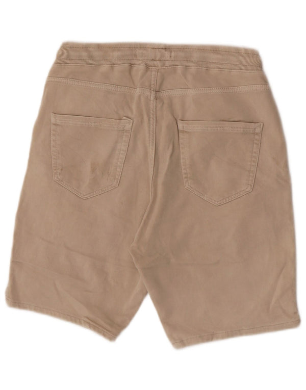 Zara Herre Cargo Sportsshorts Medium Beige Bomuld