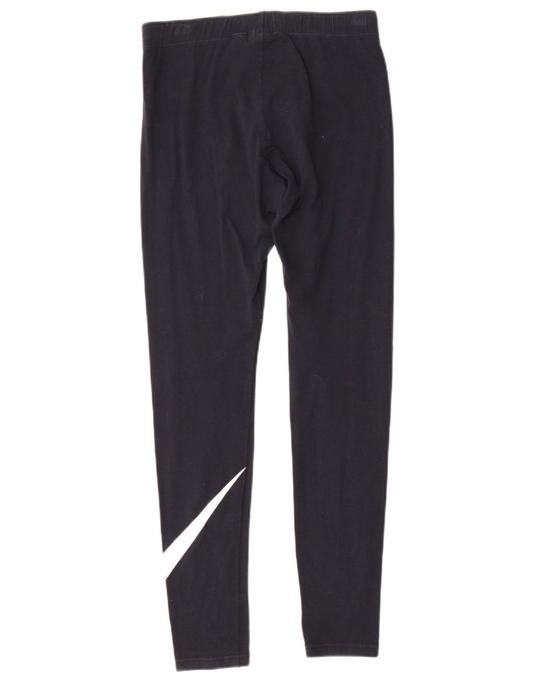 Nike Dame Grafiske Leggings UK 14 Medium Sort Bomuld