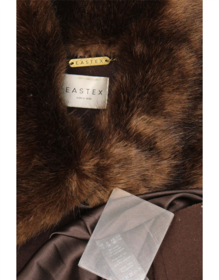 Eastex Dame Overfrakke UK 12 Medium Brun Uld