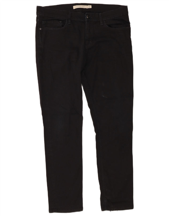 Calvin Klein Herre Slim Jeans W36 L32 Sort Bomuld
