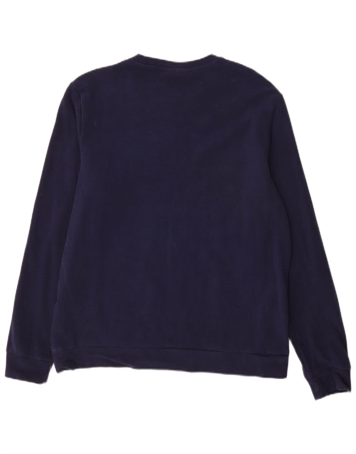 Fila Sweatshirt til mænd Stor marineblå bomuld