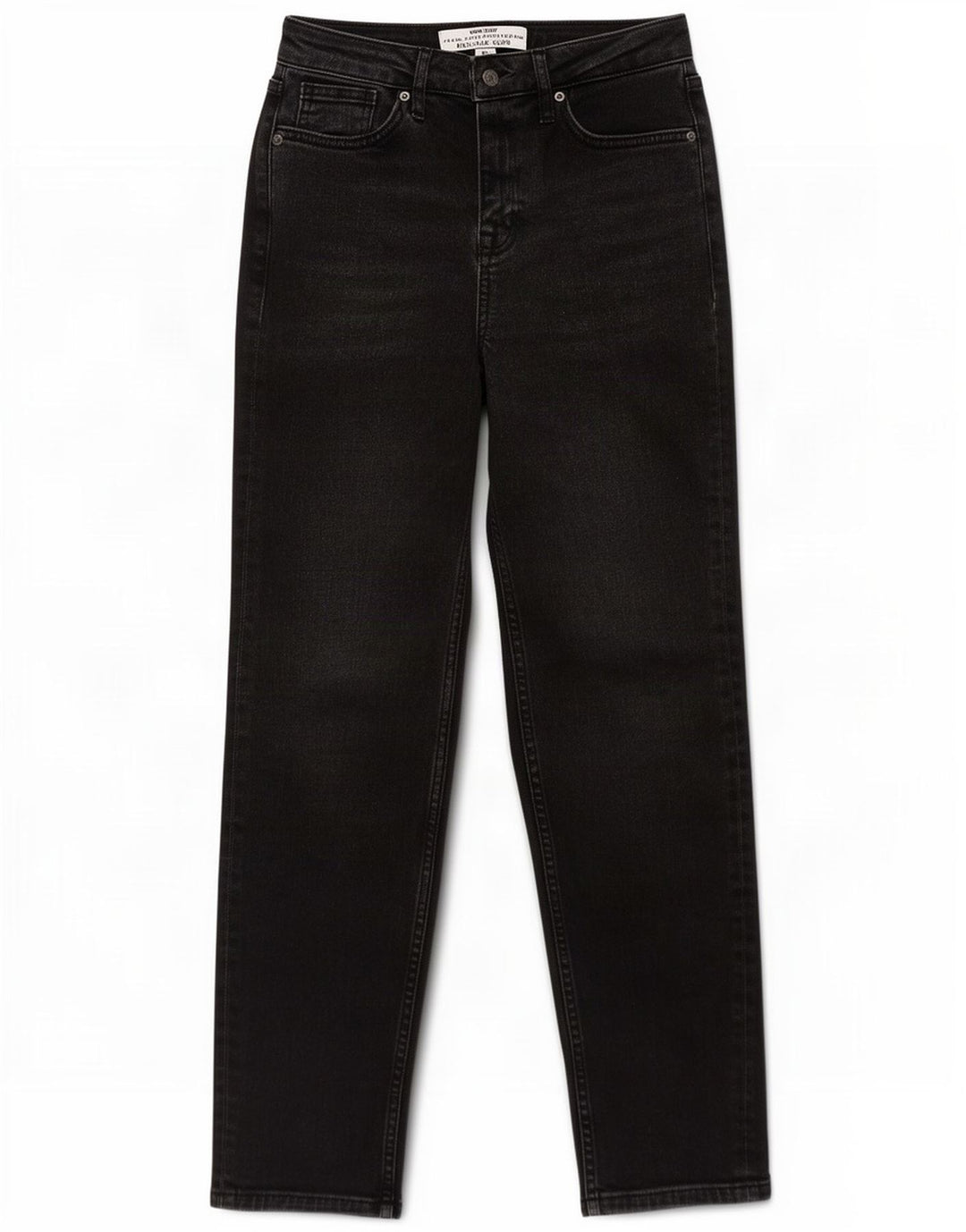 White Stuff Womens Relaxed Slim Jeans UK 8 Small W26 L28 Black Bomuld
