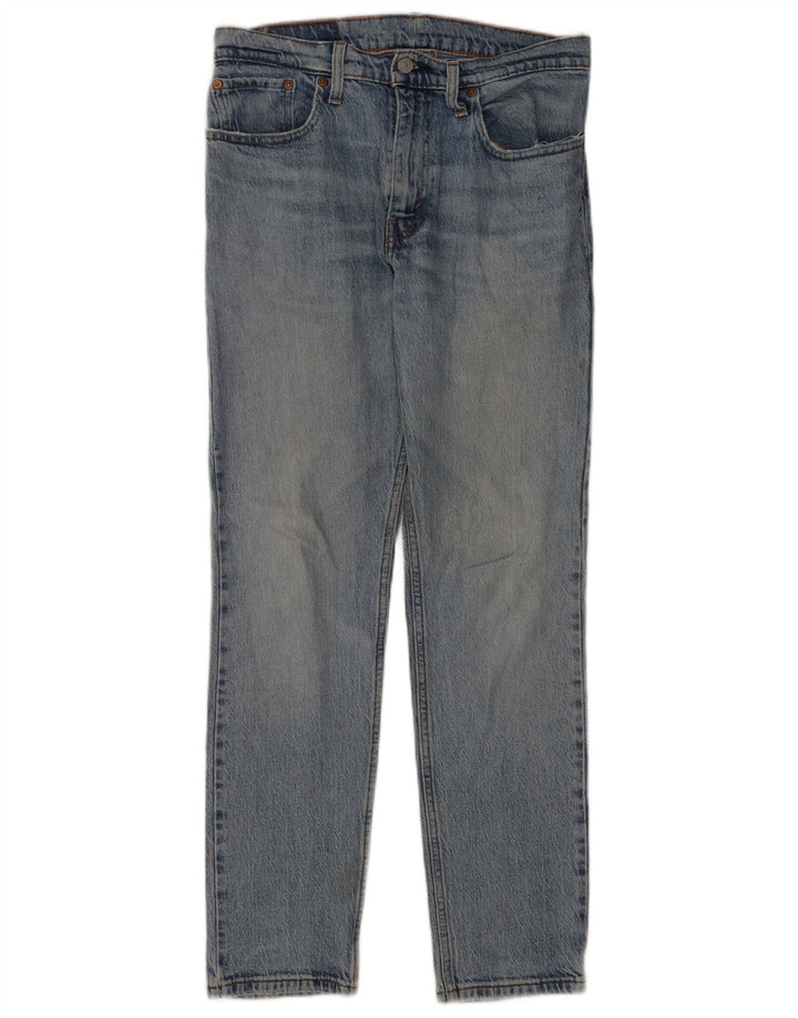 Levi's Herre 502 tilspidsede jeans W32 L32 blå bomuld