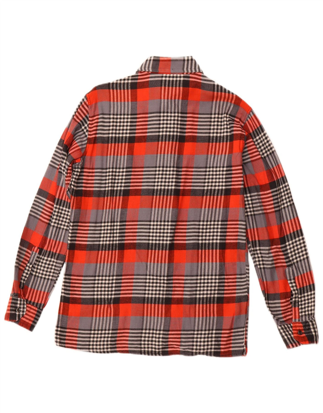 VINTAGE Herre flannelskjorte str. 15 3/4 40 Medium rød ternet