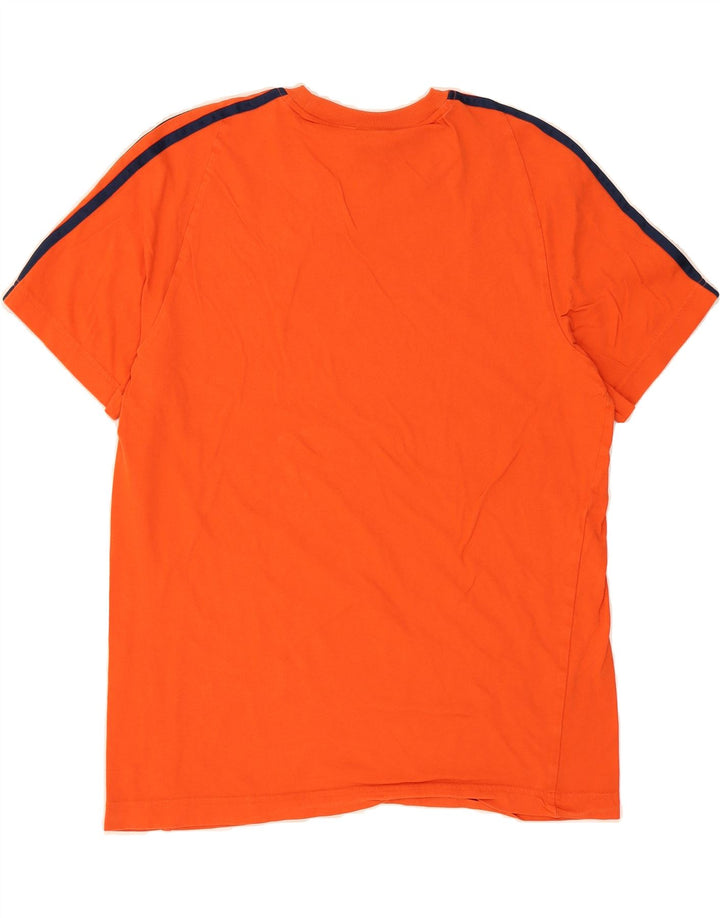 ADIDAS Mens T-Shirt Top Medium Orange Vintage Adidas and Second-Hand Adidas from Messina Hembry 