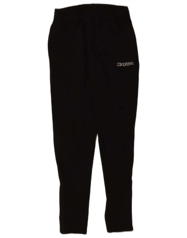 Kappa Boys Graphic Tracksuit Bukser 13-14 år Sort