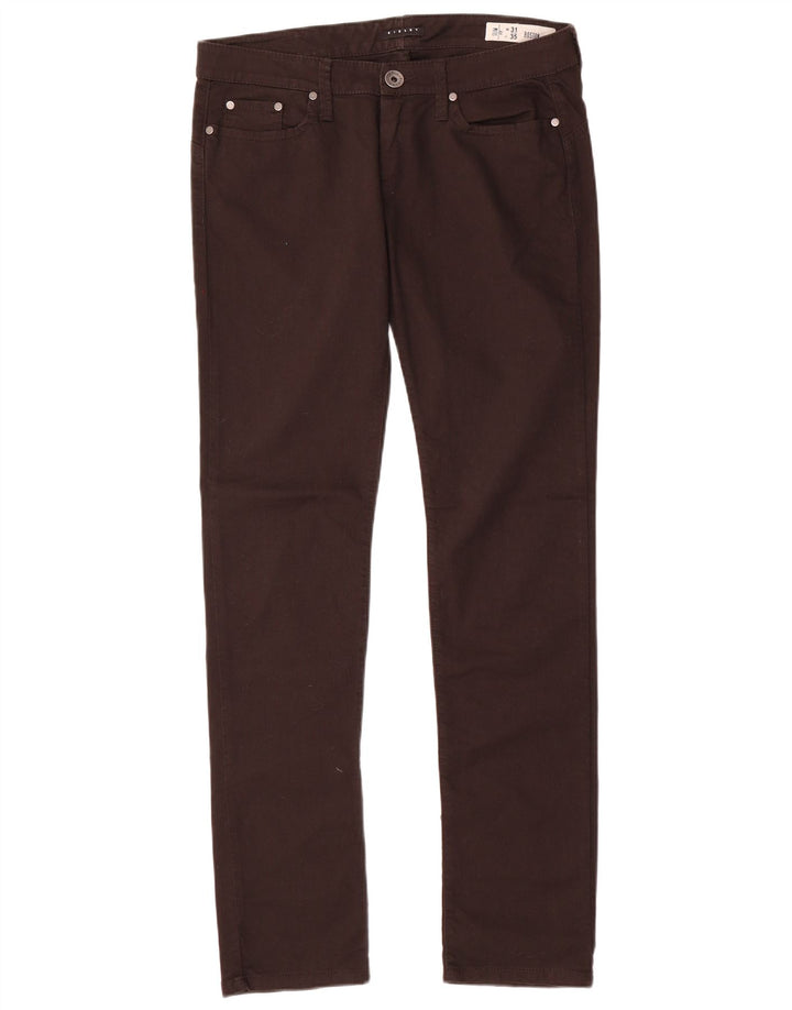 Sisley Herre Boston Slim Jeans W31 L35 Sort Bomuld