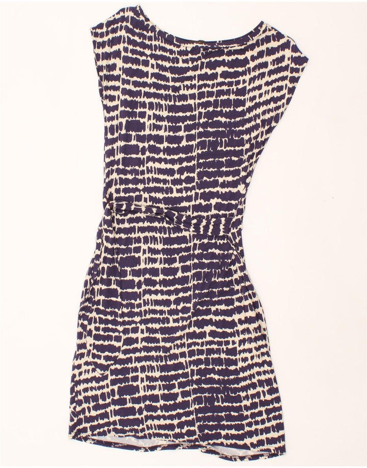 PHASE EIGHT Womens Basic Dress UK 8 Small Purple Striped Viscose Vintage Phase Eight and Second-Hand Phase Eight from Messina Hembry 