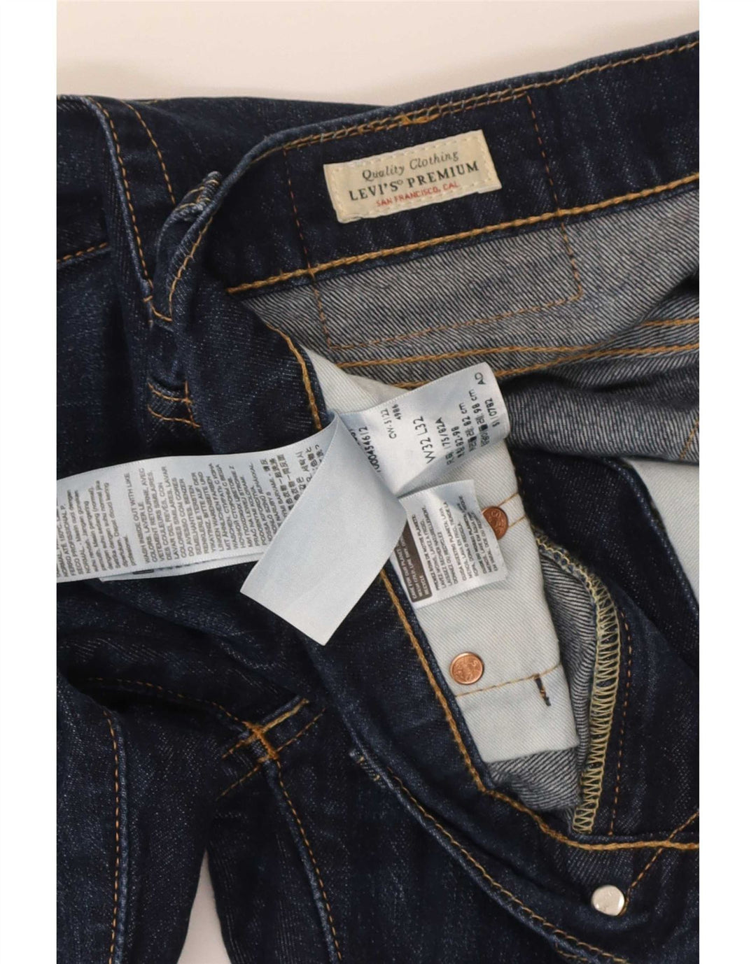 Levi's Herre 511 Slim Jeans W32 L28 Blå Bomuld