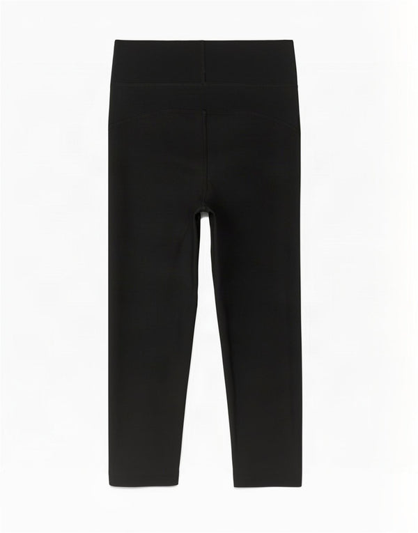 Under Armour Womens Heat Gear Capri Leggings UK 8 Small Black Polyester