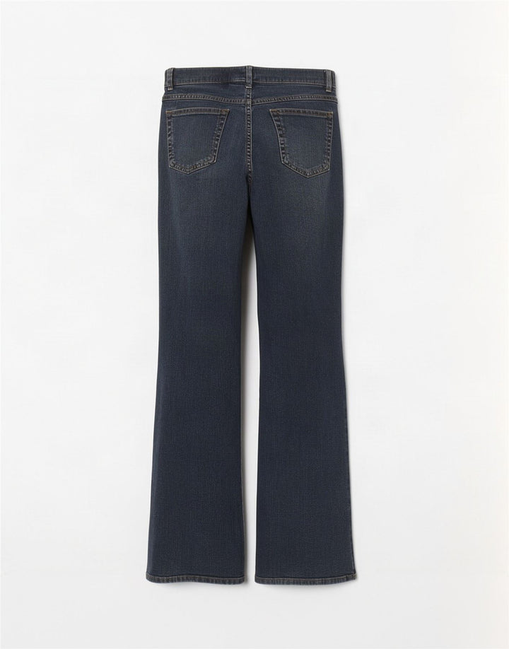 Marks & Spencer Dame Bootcut Jeans UK 16 Large W34 L31 Blue Cotton
