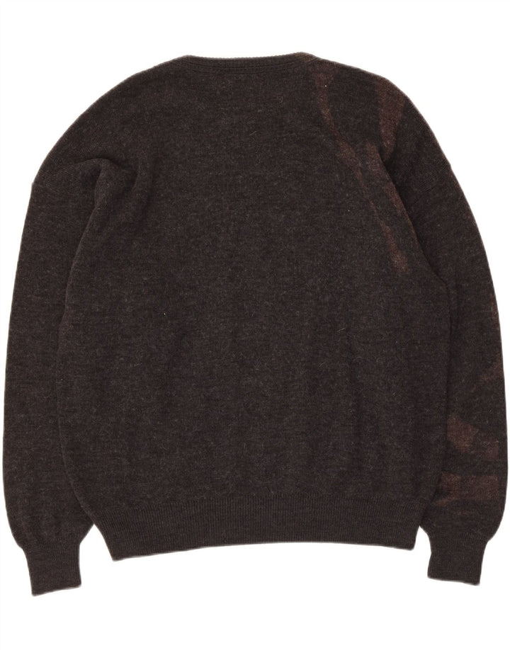 Croft & Barrow Herre Crew Neck trøje Sweater Large Grey Argyle/Diamond