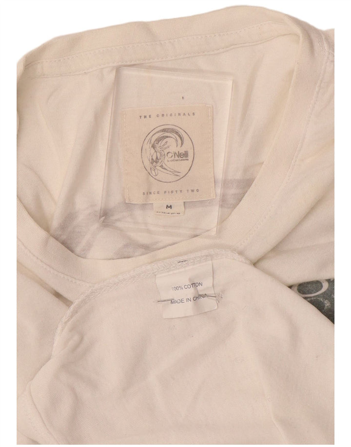 O'Neill Herre grafisk T-shirt top mellem hvid bomuld