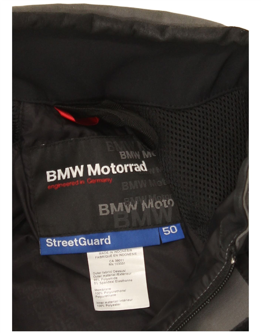 BMW Motorrad Herre Racer Jakke IT 50 Stor Grå Colourblock Polyamid