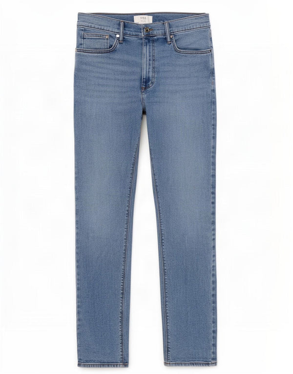 Marks & Spencer Mens Slim Jeans W34 L33 Blue Cotton