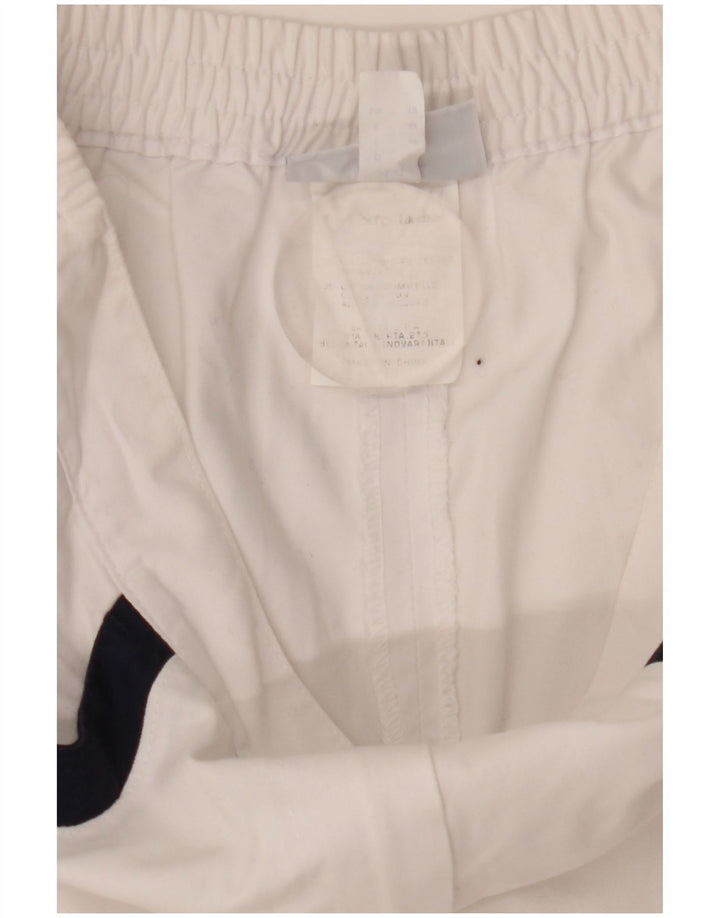 Sergio Tacchini Sportshorts til kvinder EU 40 Medium W27 Hvid Polyester Sports