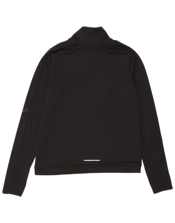 Nike Herre Dri Fit Grafisk Pullover Træningsdragt Top Small Black Sports