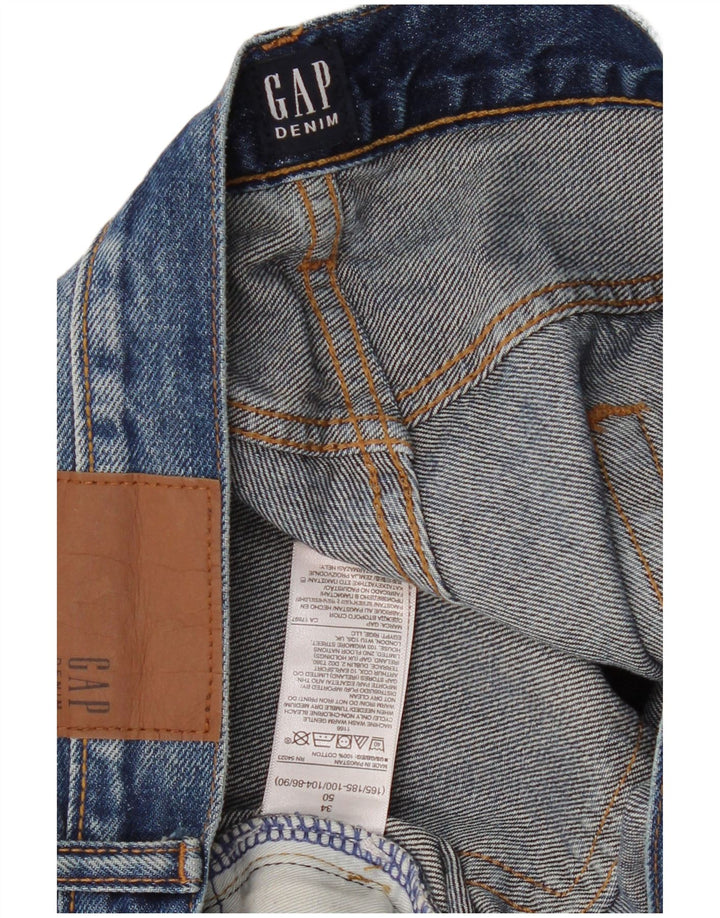 Gap Herre Distressed Denim Shorts W34 Large Blue Cotton