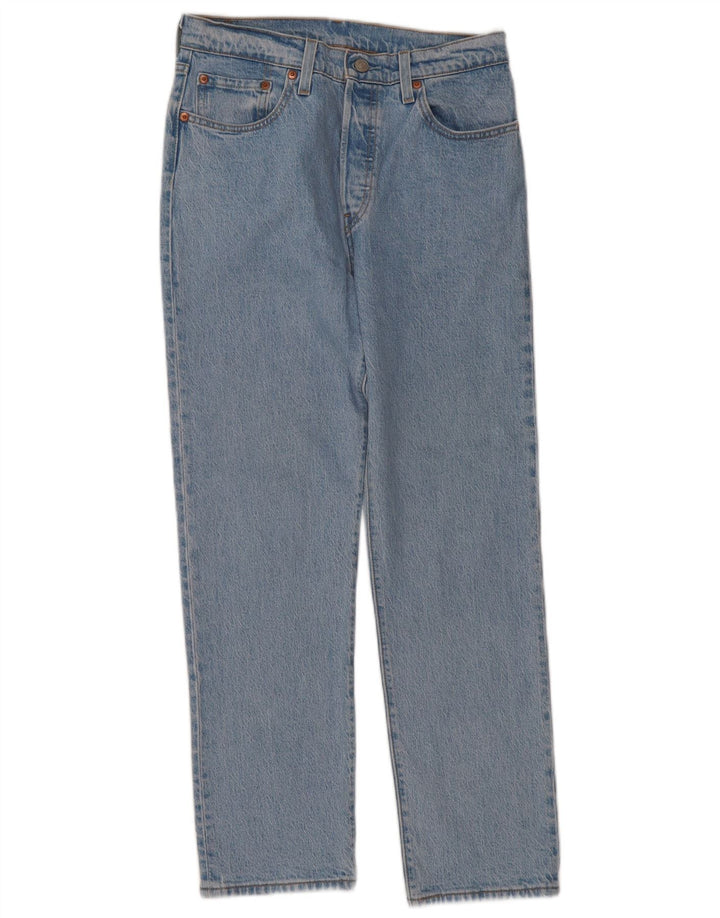 Levi's Dame 501 Straight Jeans W28 L28 Blå Bomuld