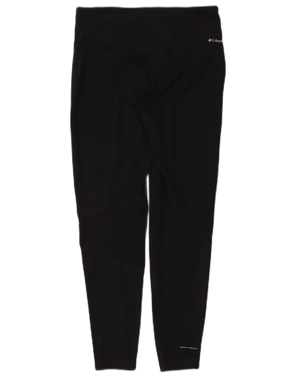 Columbia Womens Omni-Heat Leggings UK 12 Medium Black Polyester