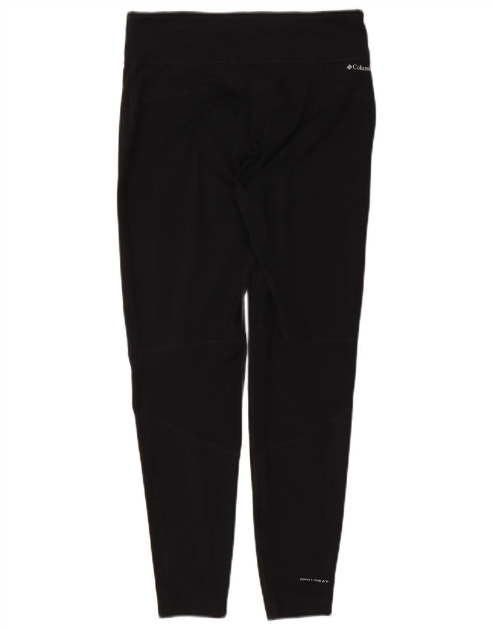 Columbia Womens Omni-Heat Leggings UK 12 Medium Black Polyester
