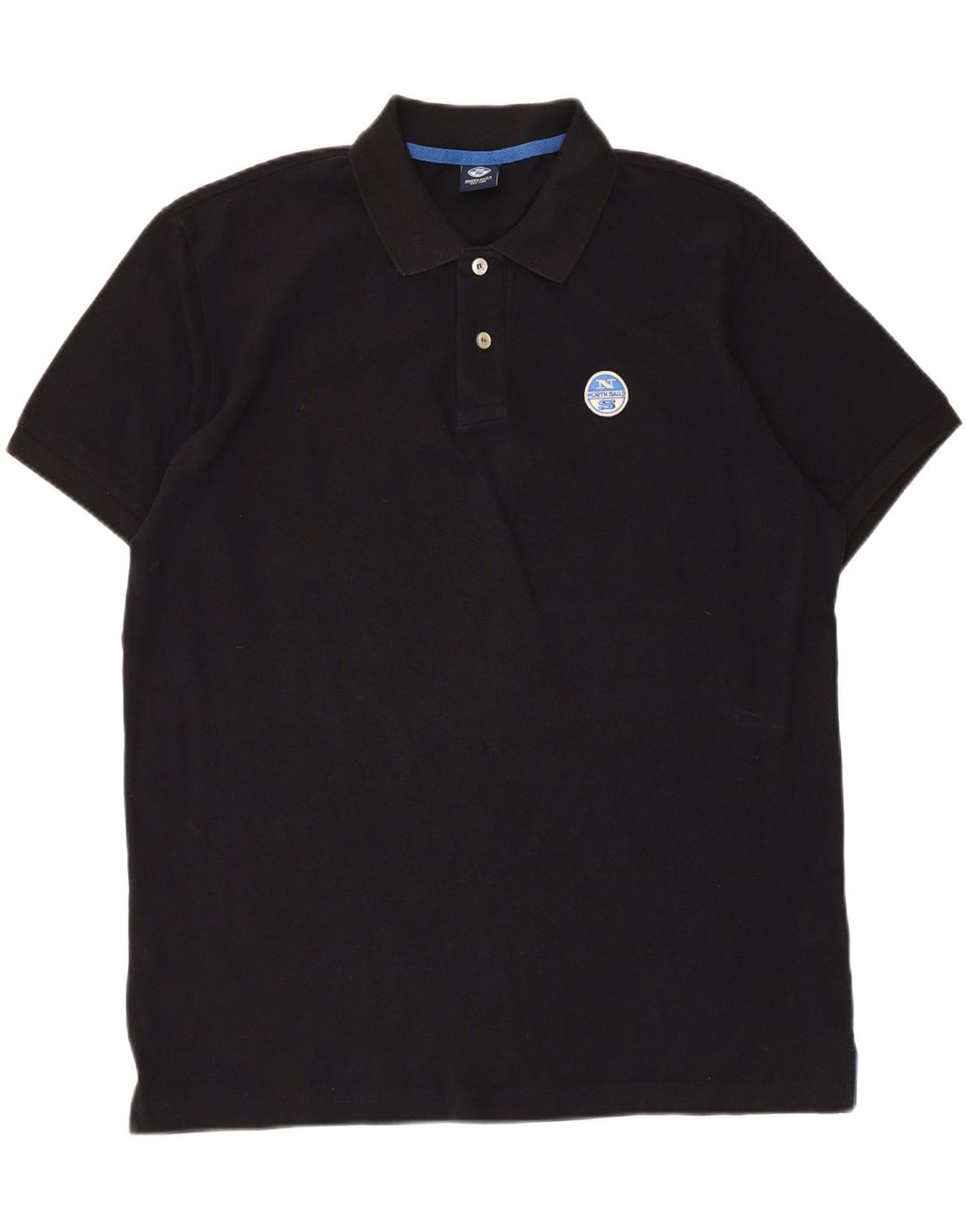 North Sails Herre Polo Shirt 2XL Sort Bomuld
