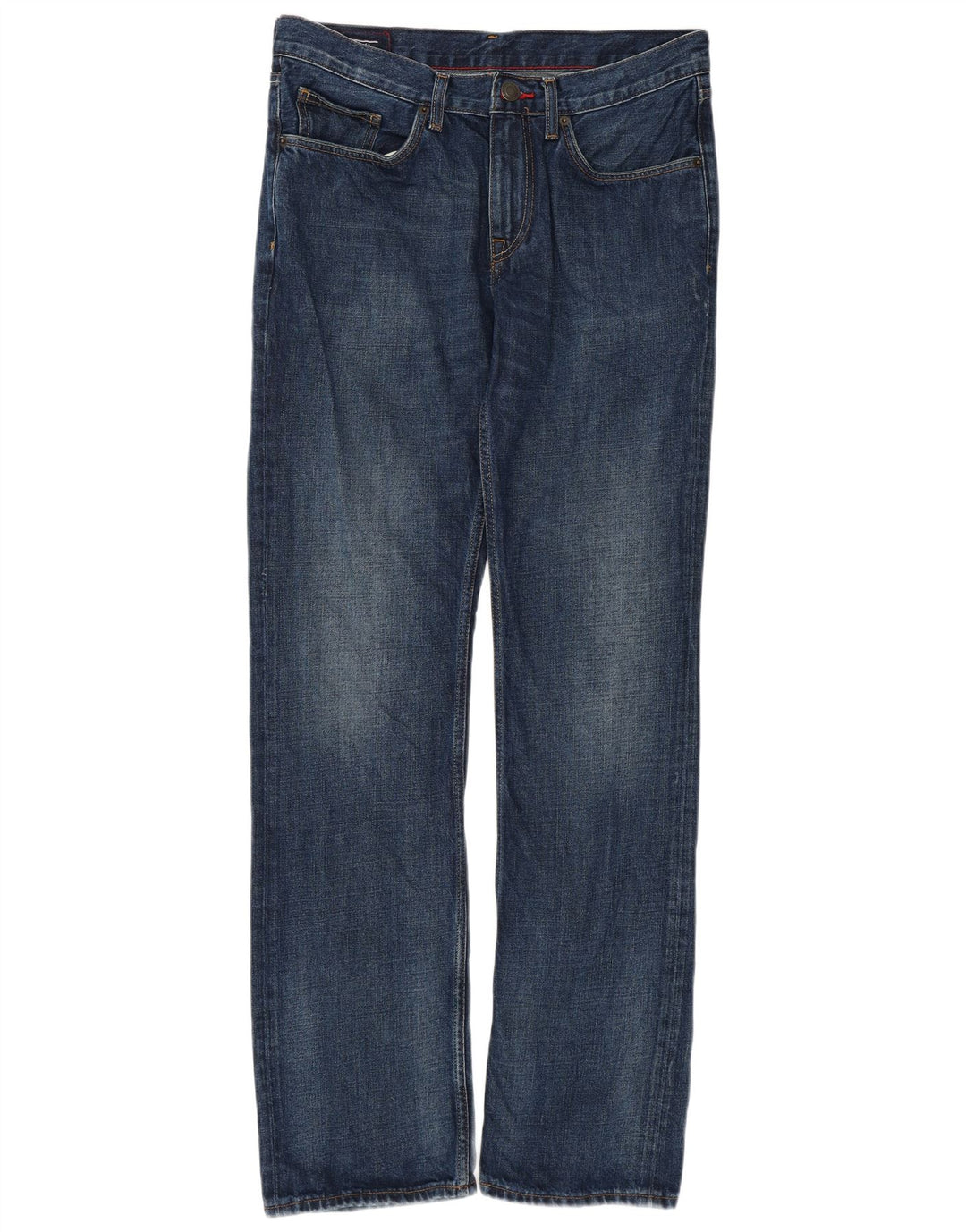 TOMMY HILFIGER Straight jeans til mænd W32 L32 blå bomuld