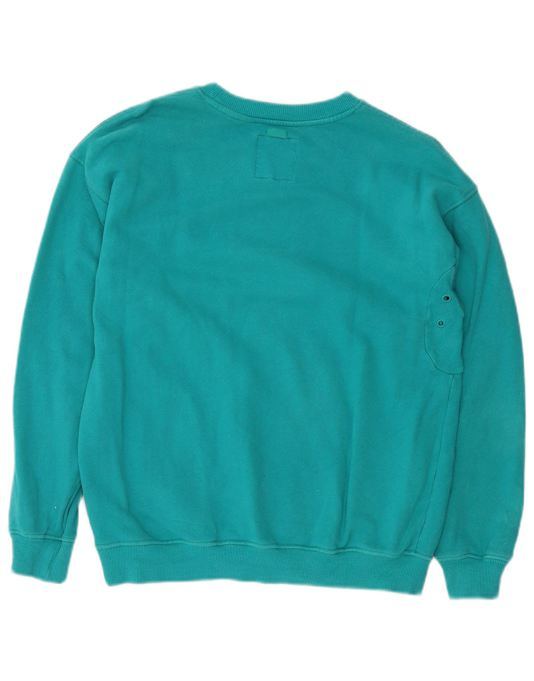 SUPERDRY Grafisk sweatshirt til mænd, lille turkis bomuld