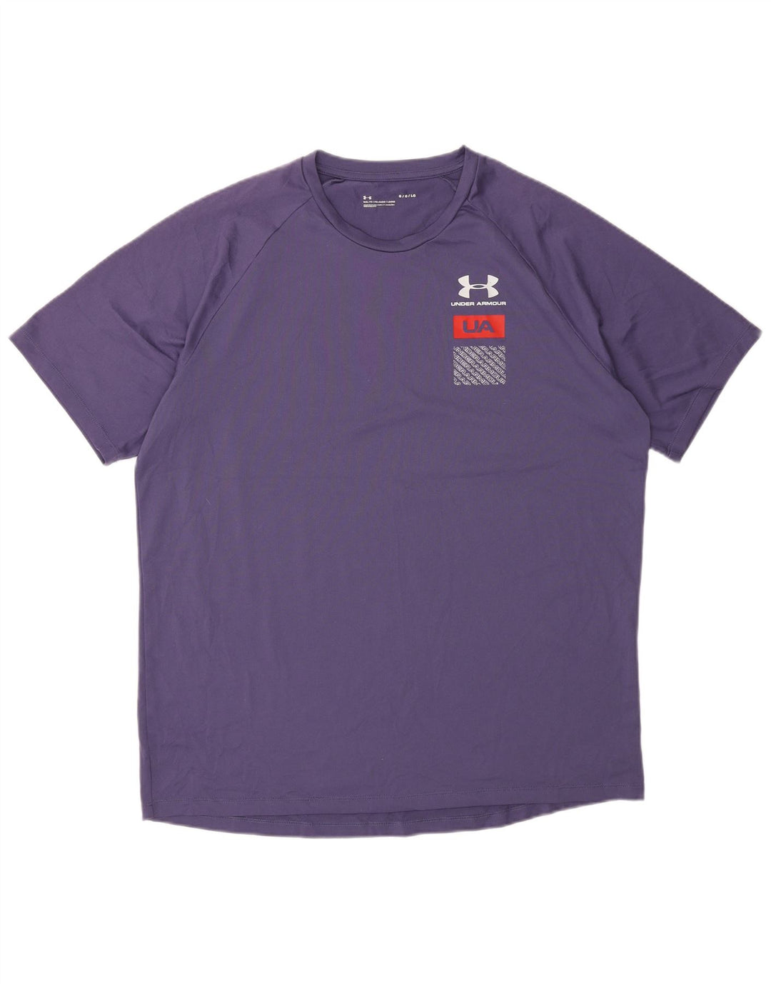 Under Armour Herre Grafisk T-Shirt Top Stor Lilla