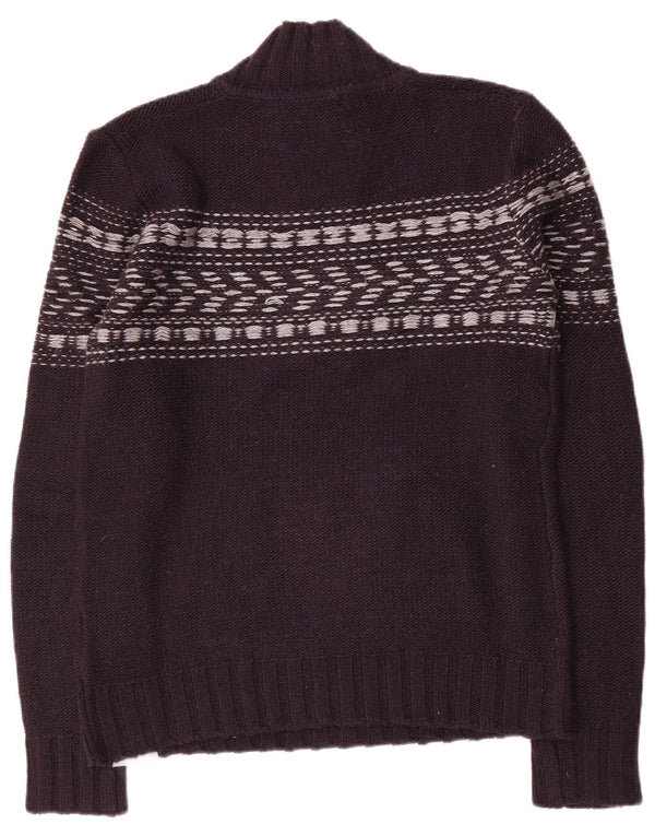 Calvin Klein Jeans Herre Button Neck Jumper Sweater Medium Navy Blue