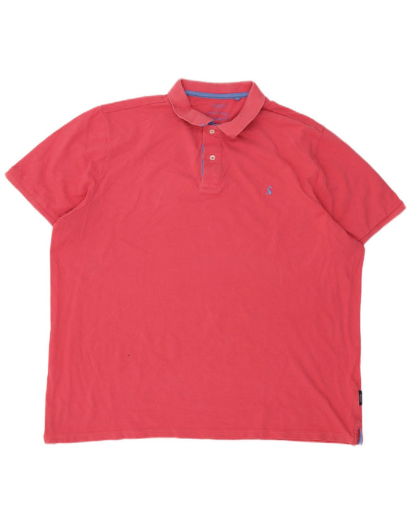Joules herre klassisk pasform poloshirt 2XL Pink bomuld