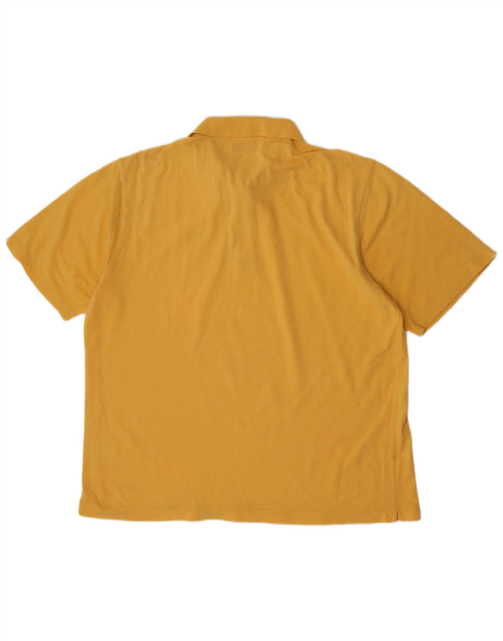 Lacoste Herre Polo Shirt Størrelse 6 XL Gul Bomuld