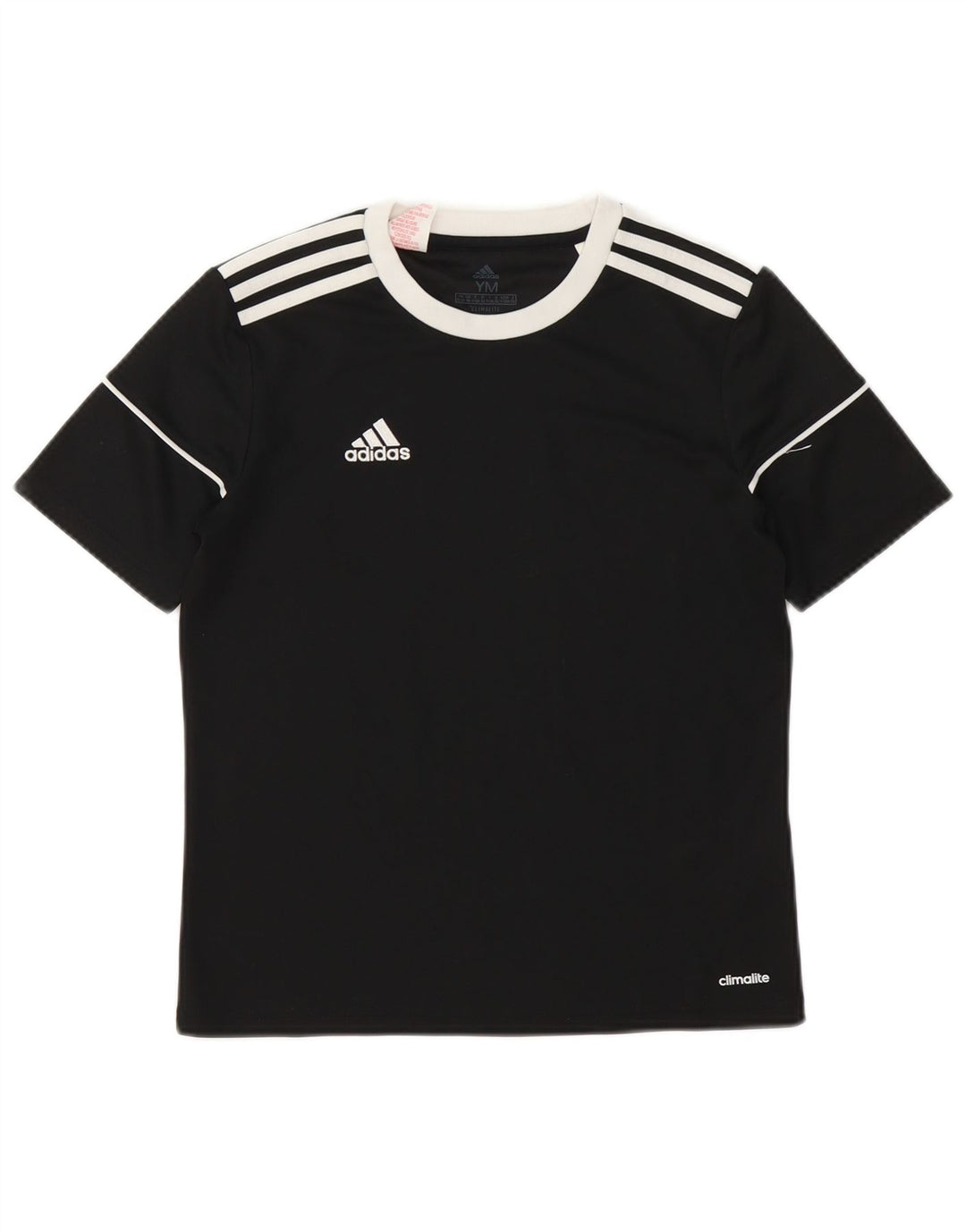 Adidas Boys Climalite T-Shirt Top 11-12 år Medium Sort Polyester