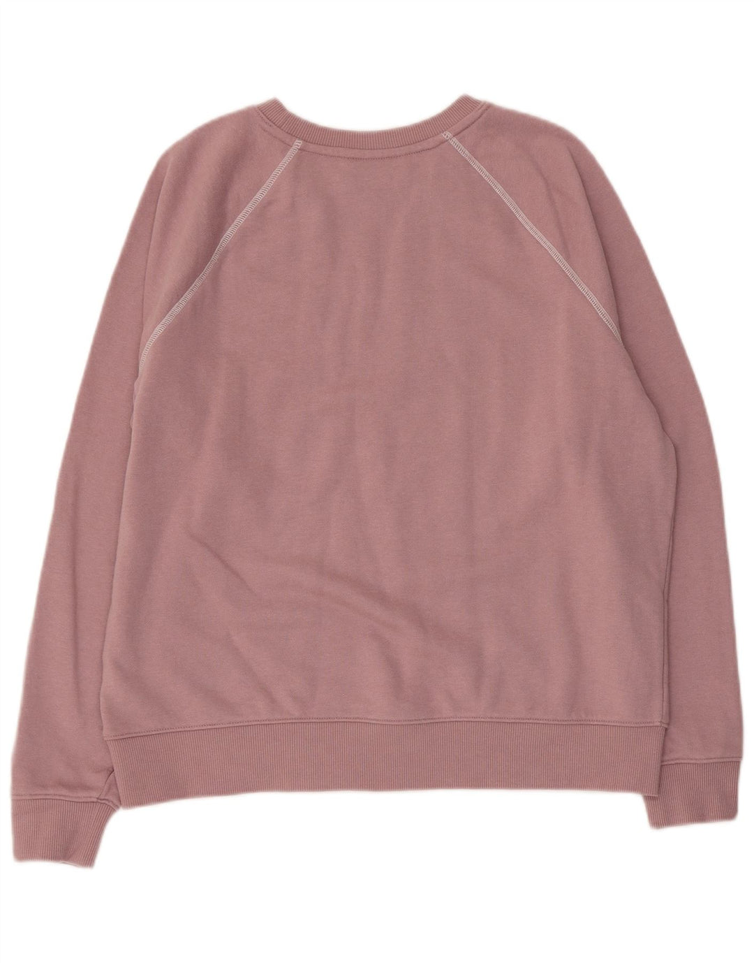 FILA Dame Sweatshirt Jumper UK 16 Stor Lilla Bomuld