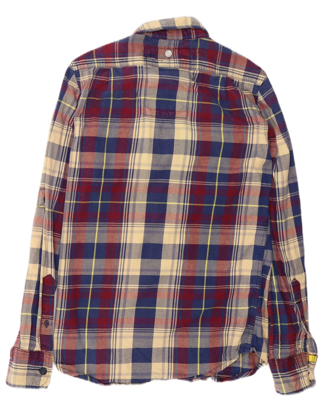Superdry Flanelskjorte til mænd Lille flerfarvet ternet bomuld