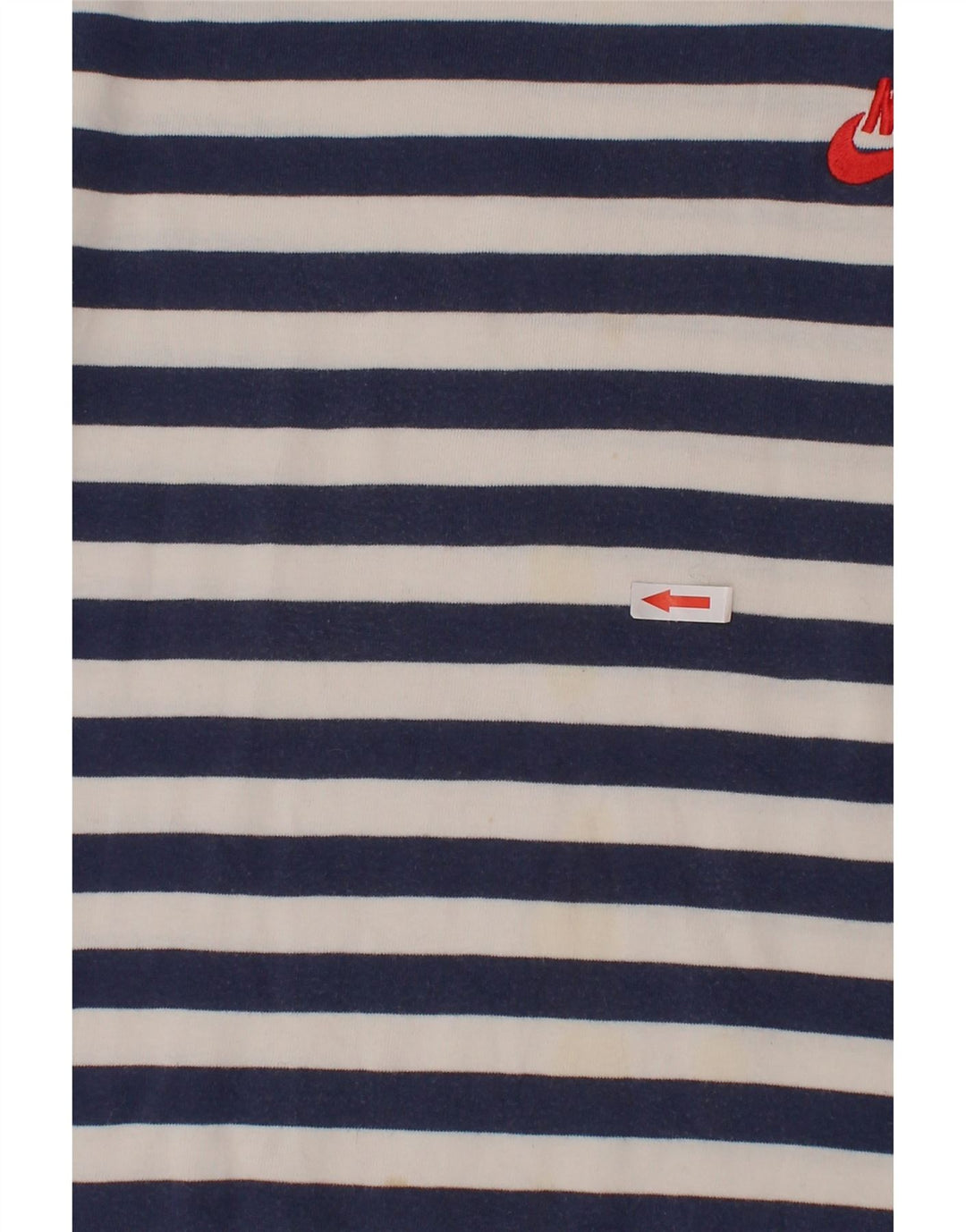 Nike Boys T-Shirt Top 12-13 år Stor marineblå stribet