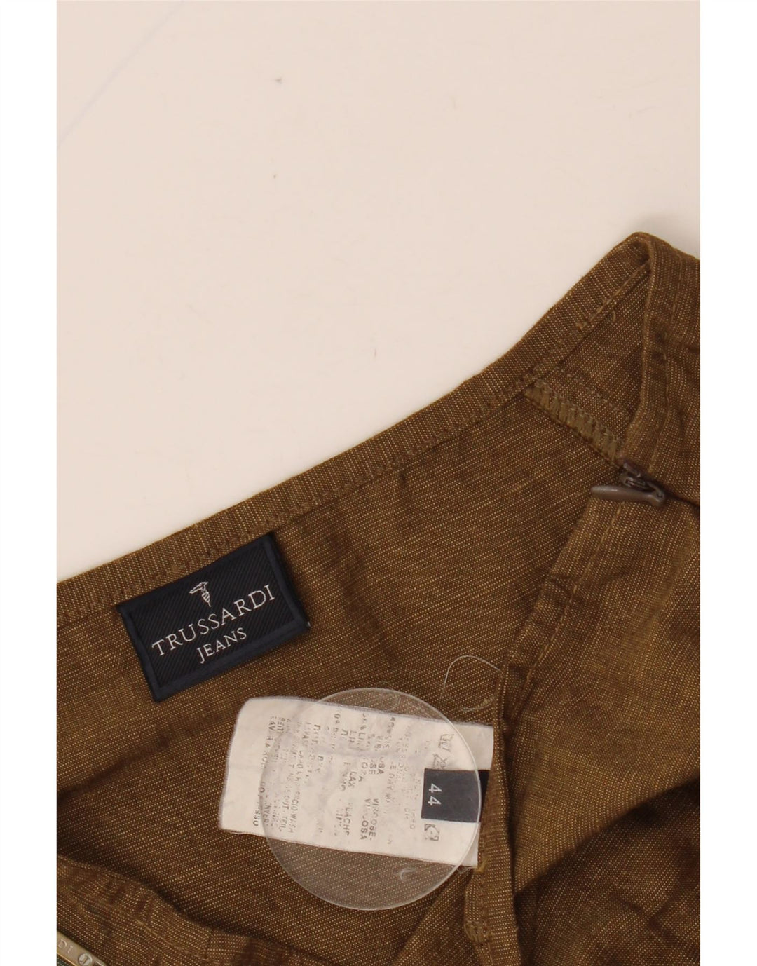 TRUSSARDI A-line nederdel til kvinder IT 44 Medium W29 Brun viskose