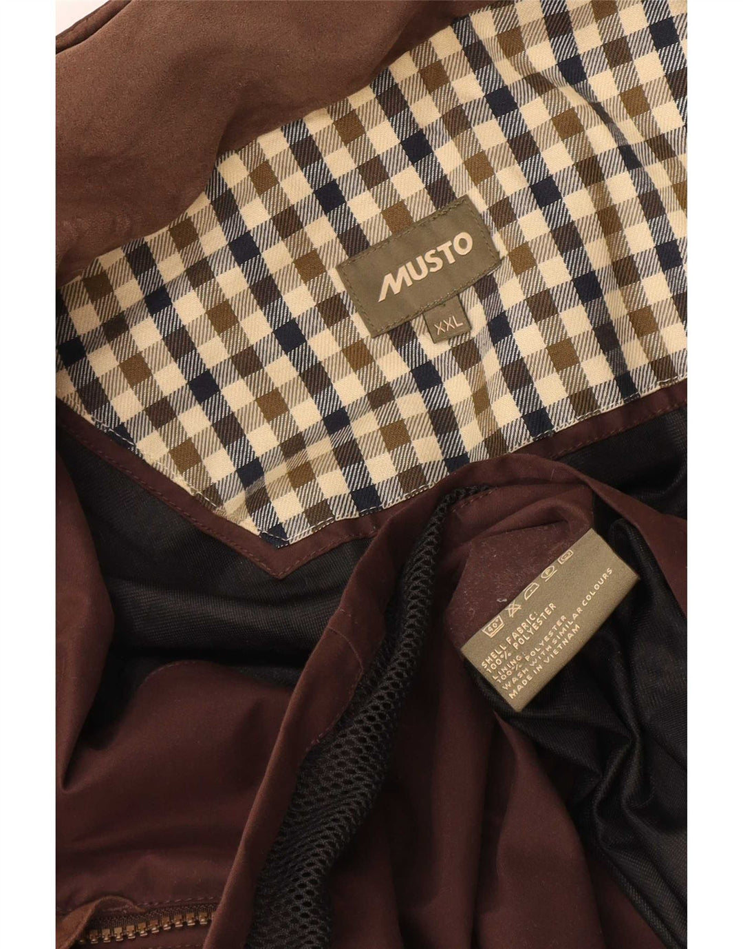 Musto Herre Windbreaker Coat UK 44 2XL Brun Polyester