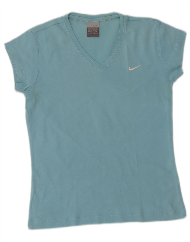 Nike T-Shirt Top UK 14/16 Stor Blå