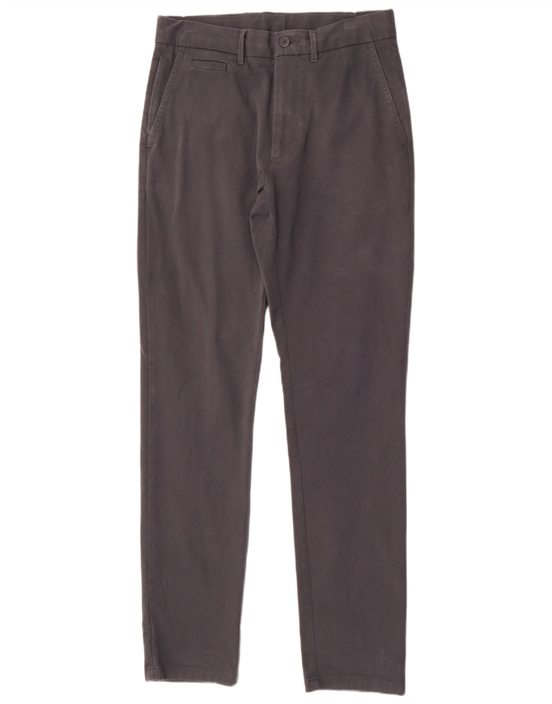Marks & Spencer Herre Slim Chino Bukser W30 L33 Grå Bomuld