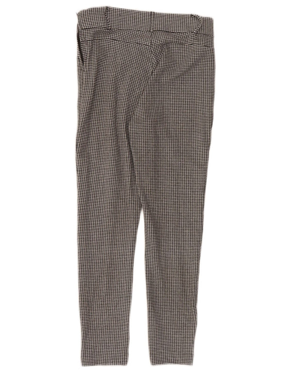 Zara Trafaluc Cropped Bukser Medium W28 L26 Sort Houndstooth