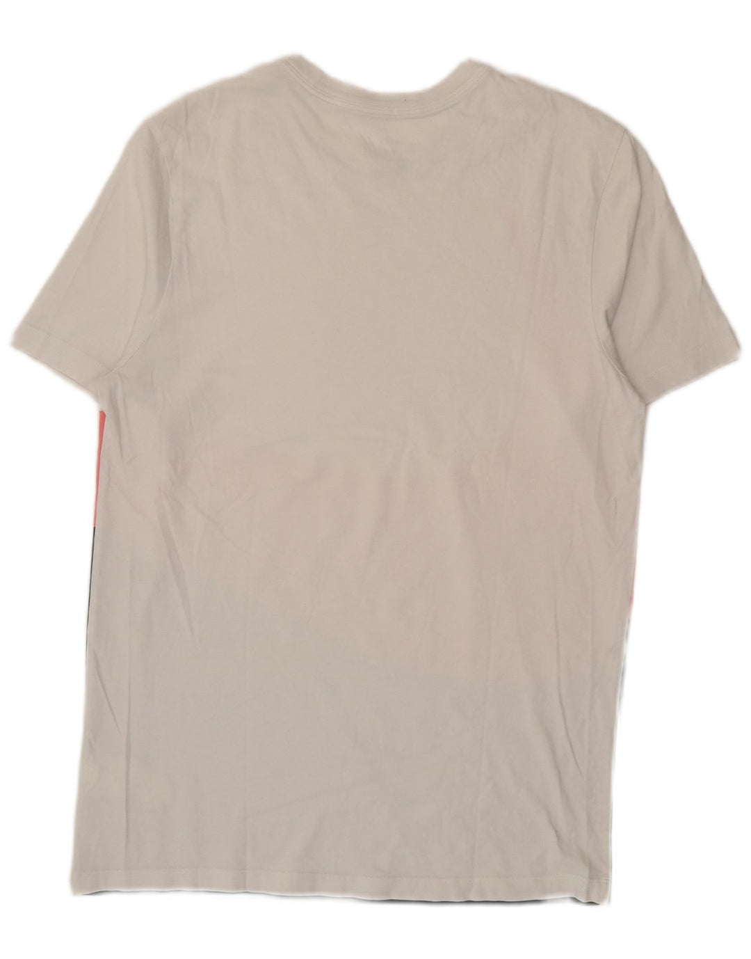 Nike Herre grafisk T-shirt Top Medium White Colourblock Bomuld