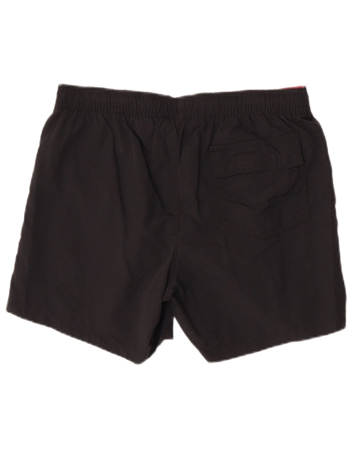 Champion Herre grafiske svømmeshorts Medium Sort Polyamid