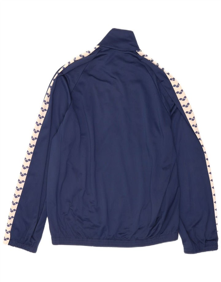 Arena Herre grafisk træningsdragt Topjakke XL Navy Blue Colourblock