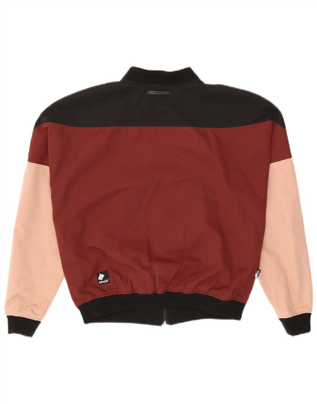 KHUJO Loose Fit Bomber Jacket UK 14 Medium Flerfarvet Colourblock